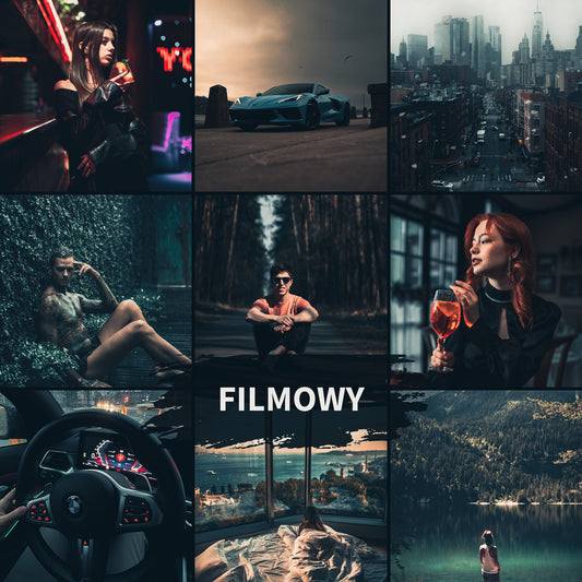 Пресет FILMOWY (10 варіантів)